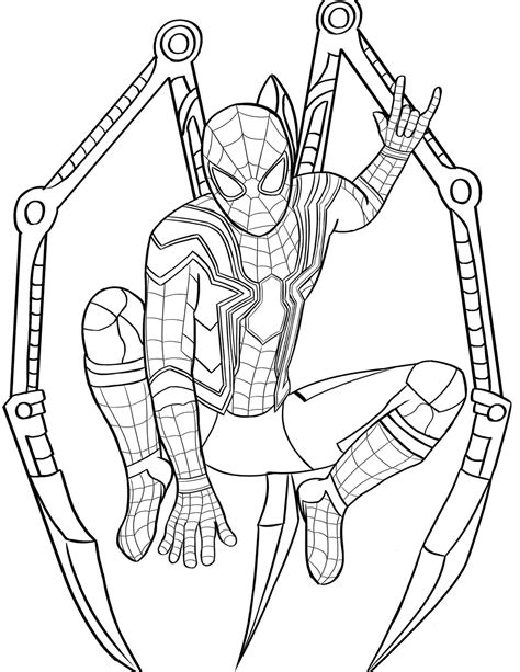 Spider Man Homecoming Coloring Pages Printable
